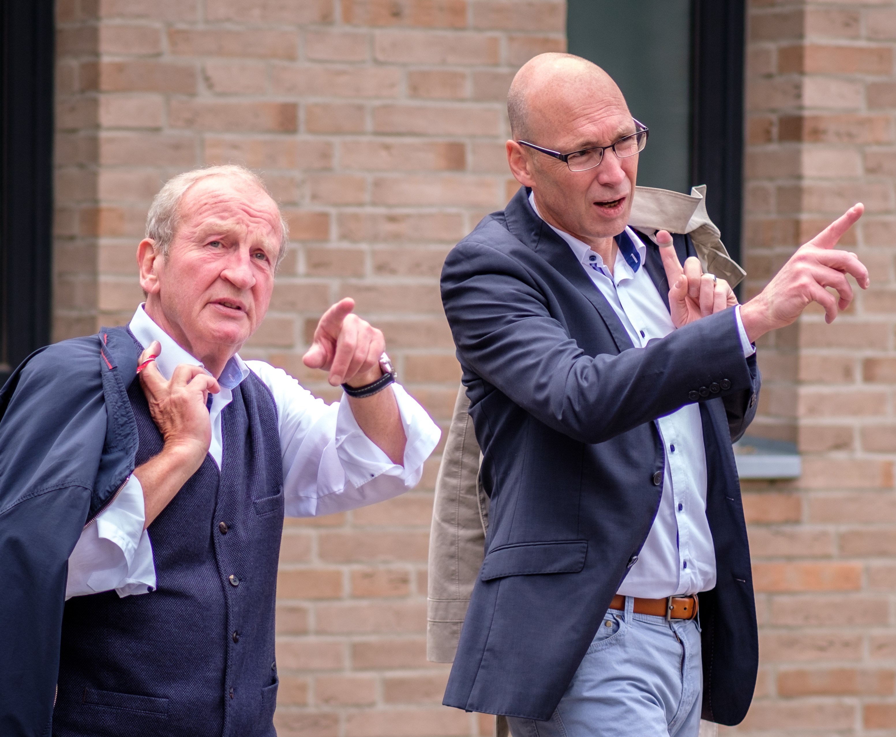 Robert Heinze (Fraktionsvorsitzender (FDP/KB) und Dr. Andres Schützendübel (Vorsitzender des Stadtverbandes FDP Marl)